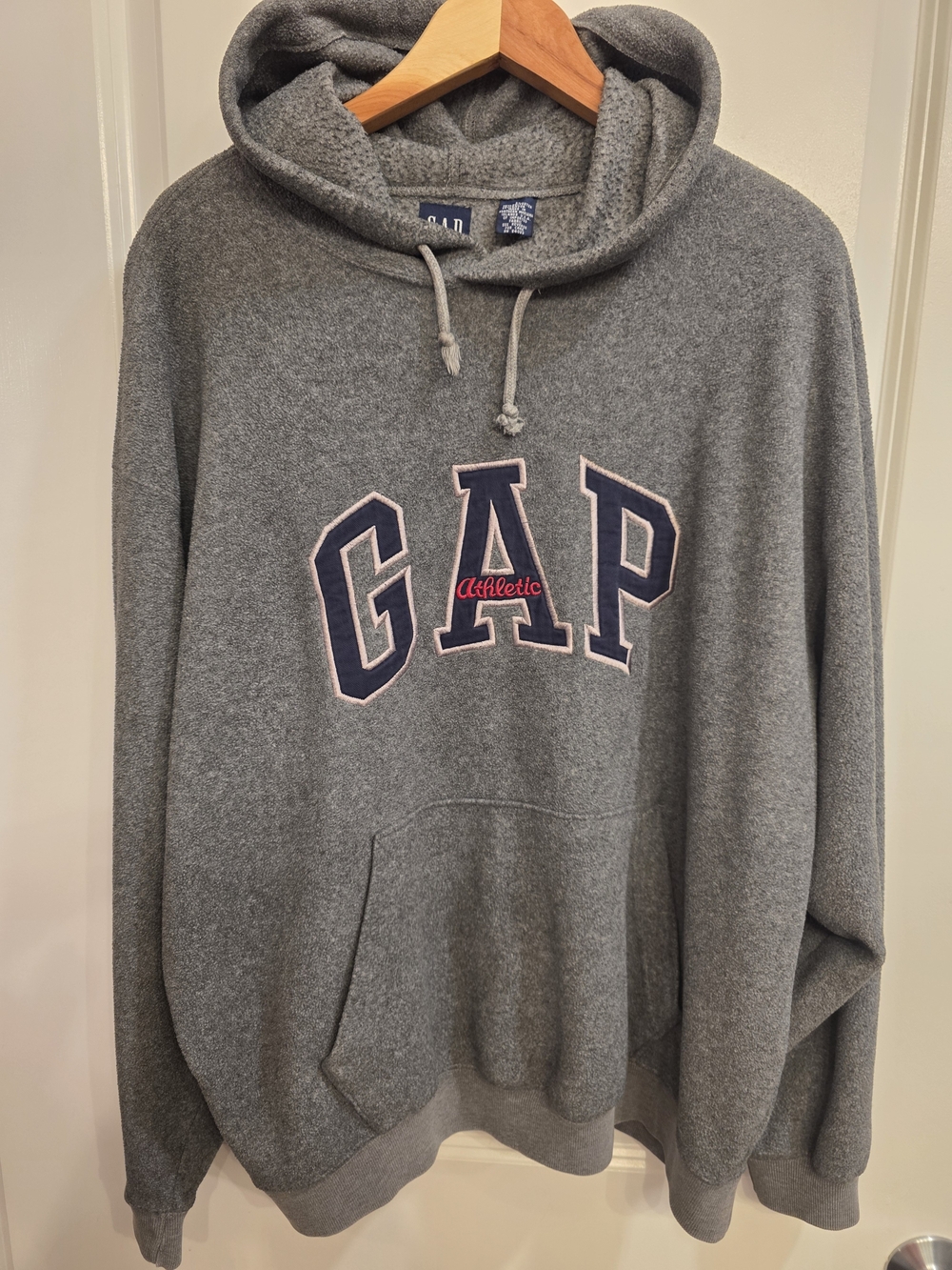 Vintage Gap Athletic Fleece Hoodies Size Large